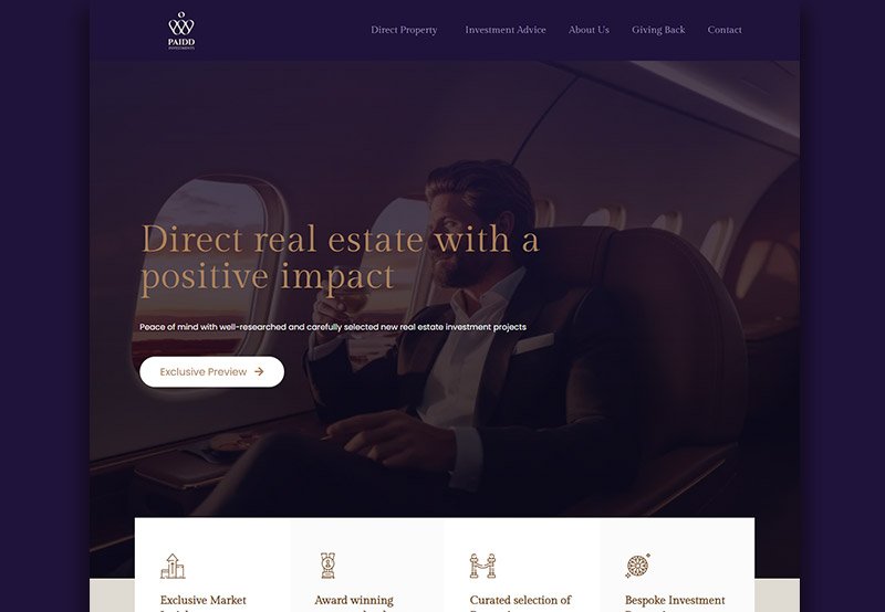 PAIDD Investment website