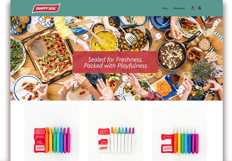 Snappy Seal website